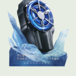 www.dejle.com RGB Gaming Phone Cooler – High-Speed Mobile Cooling Fan with LED Lights & Silent Operation