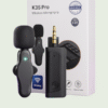 www.dejle.com K35 Pro Wireless Lavalier Microphone – 2.4G Portable Clip-On Mic for Live Shows, Interviews & Vlogs